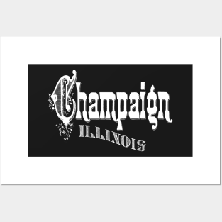 Vintage Champaign, IL Posters and Art